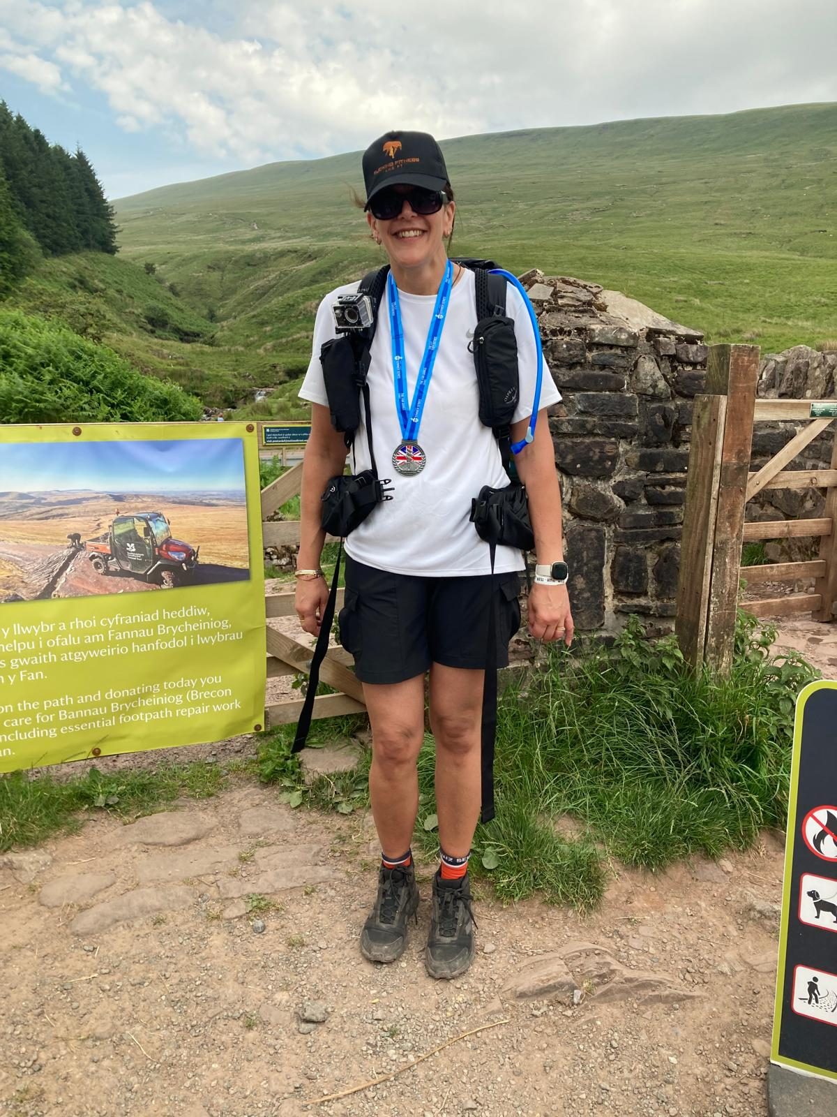 Mountain challenge medal finisher