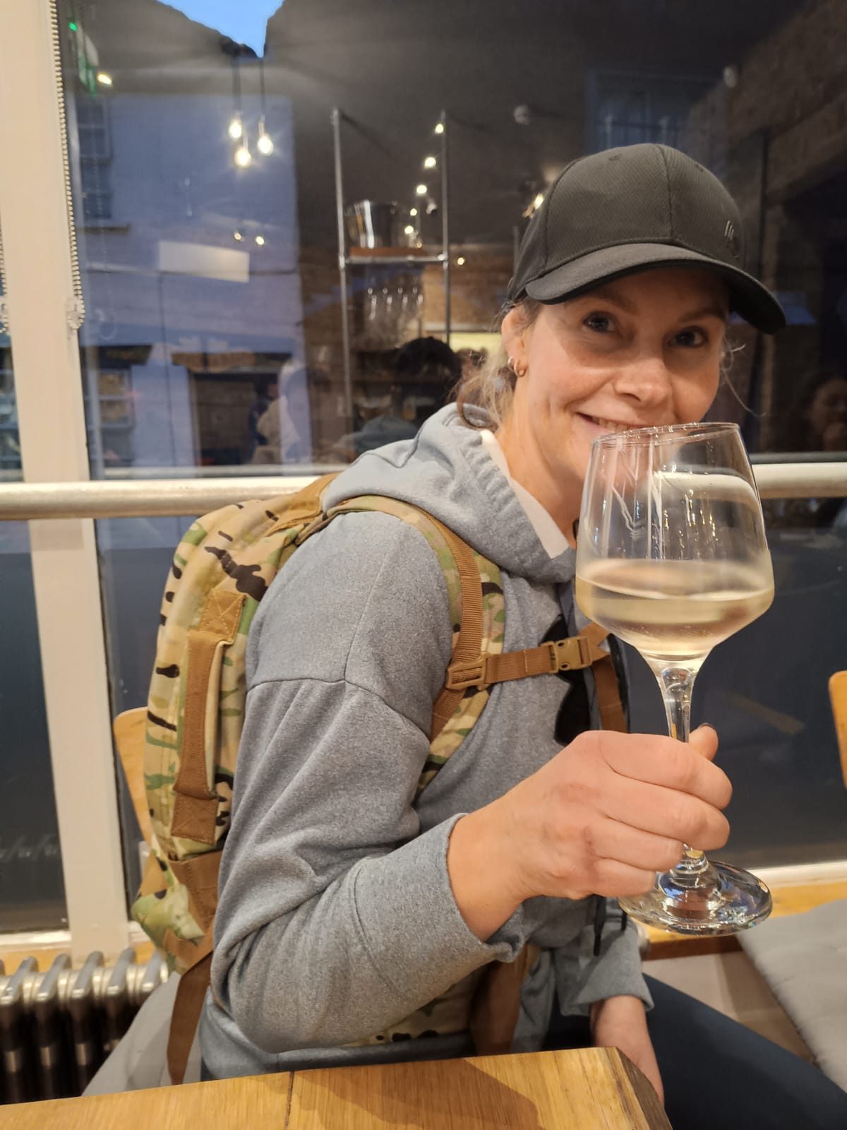A well-earned refreshment