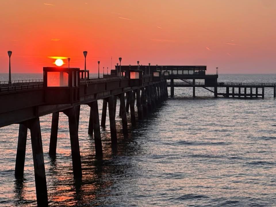 Pier at sunset