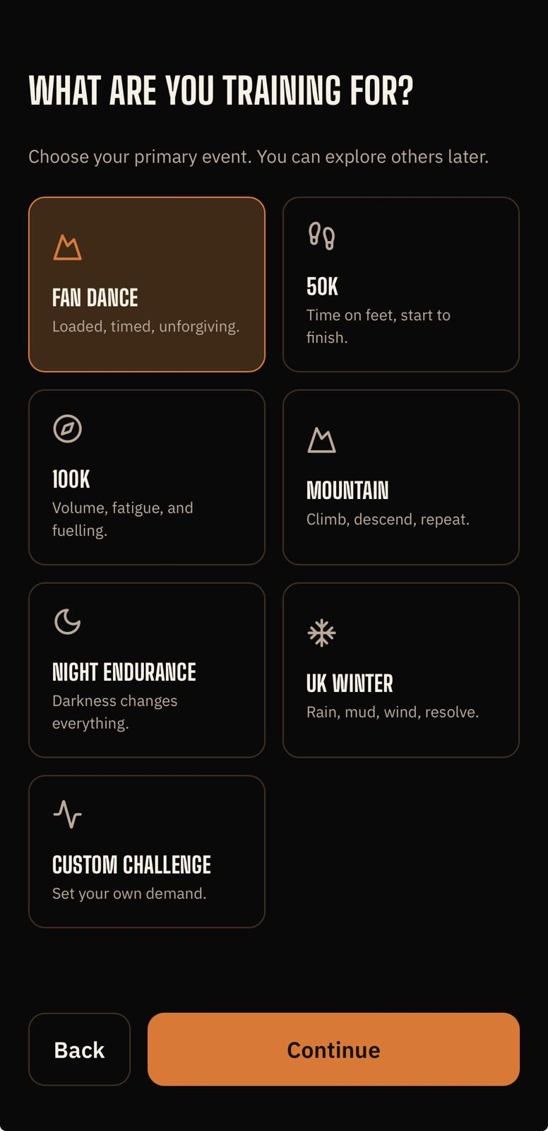 HardMile app: Choose your challenge