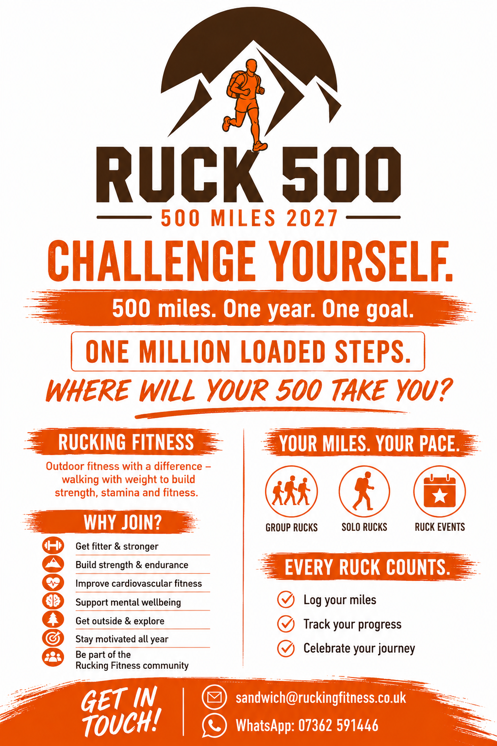 Ruck 500 challenge poster